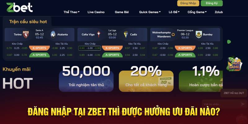 Đăng nhập ZBET ngay hôm nay để nhận những ưu đãi đặc biệt