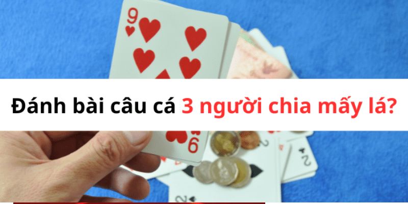 Cách chia bài câu cá dành cho 3 người